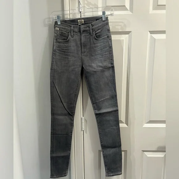 NWT CITIZENS OF HUMANITY Rocket High Rise Skinny Jeans in Statuette Size 24 Z385